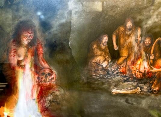 Mladečské jeskyně - v pravěku