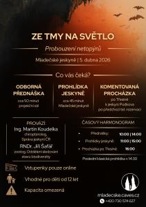 Ze tmy na světlo – probouzení netopýrů v Mladči 5. 4. 2026